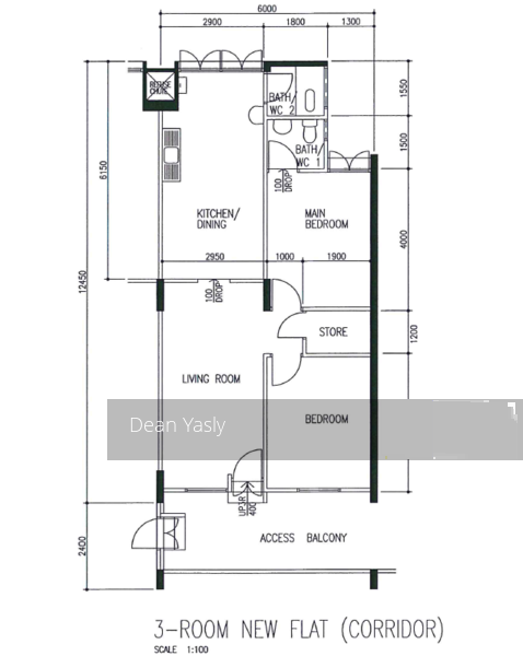 Blk 362 Clementi Avenue 2 (Clementi), HDB 3 Rooms #114616572